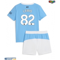 Otroški Nogometni dresi Manchester City Rico Lewis #82 Domači 2025-26 Kratek Rokav (+ Kratke hlače)